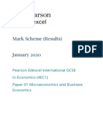 Economics 2020 Paper 2 Mark Scheme