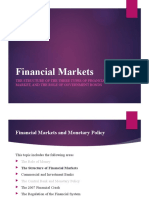 Financial Markets: The Structure of The Three Types of Financial Market, and The Role of Government Bonds