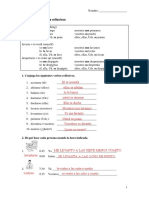 Kami Export - Practica - Verbos - Reflexivos - Worksheet