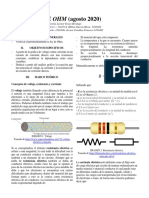 Preinforme - Ley de Ohm