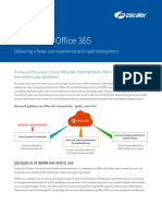 Zscaler For Office 365: Delivering A Faster User Experience and Rapid Deployment