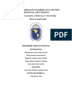 Informe Institucional PRONUVI