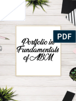 Portfolio in Fundamentals of ABM