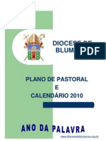 Plano de Pastoral Da Diocese de Blumenau