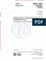 ABNT NBR ISO IEC 31010 - 2012 - Gestão de Riscos - Técnicas para o Processo de Avaliação de Riscos