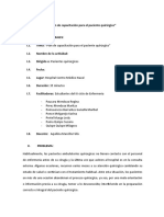 SESION EDUCATIVA - Capacitacion para El Paciente Quirurgico