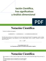 Notación Científica y Análisis Dimensional.