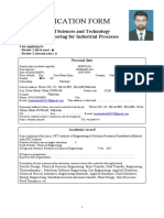 Application Form Fluid