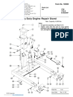 Heavy Duty Engine Repair Stand: Form No. 100300