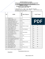 BERITA ACARA Koreksi