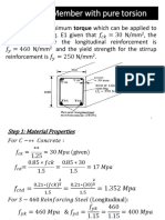 Member With Pure Torsion: Example 1