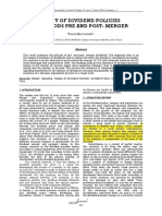 Wissal Ben Letaifa 2016 Study of Dividend Policies in Periods Pre and Post - Merger