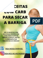 10 Receitas Low Carb para Secar A Barriga