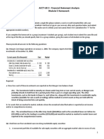 ACCT-UB 3 - Financial Statement Analysis Module 5 Homework