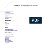 International Primary Price List 2020