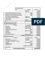 A Investment in Website Development: B-I Office & Operating Expenses