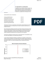 Use of Damping