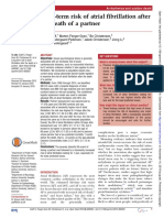 Long-Term Risk of Atrial Fibrillation After The Death of A Partner