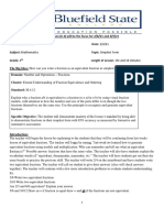 Math Unit Plan - Portfolio