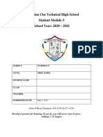 First Form Numeracy Module 5