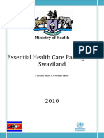 Essential Health Care Package For Swaziland