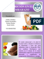 Nutricion y Sexualidad en El Embarazo