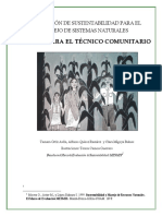 Manual para El Técnico Comunitario: Evaluación de Sustentabilidad para El Manejo de Sistemas Naturales