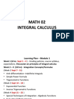 CALCULUS 2 - MODULE 1 - Lessons 1 4