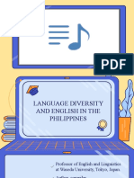 Language Diversity and English in The Philippines by Curtis McFarland