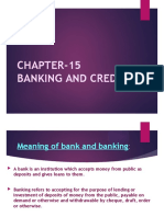 Chapter-15 Banking and Credit