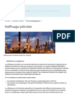 Raffinage Pétrolier - Principe, Fonctionnement, Acteurs Et Raffinerie