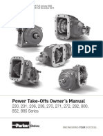 Power Take-Offs Owner's Manual: 230, 231, 236, 238, 270, 271, 272, 282, 800, 852, 885 Series