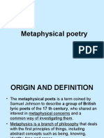 Metaphysical Poetry