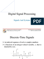 DSP 1 Signals and Systems