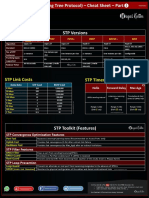 STP (Spanning Tree Protocol) - Cheat Sheet - Part: STP Link Costs STP Timers (Intervals)