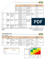 Risk Assessment Form: Project: Gem Residences Location: E. Rodriguez Ave. C5, Pasig City