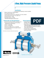 Air-Driven, High Flow, High Pressure Liquid Pump: Series AHL33-2D