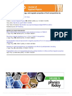 Evolution of Size, Morphology, and Magnetic Properties of Cuo Nanoparticles by Thermal Annealing