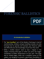 Ballistics PPT Adopted From Sir Oberes