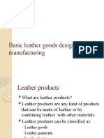 Basic Leather Goods Design and Manufacturing