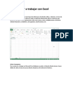 Como Comenzar A Trabajar Con Excel