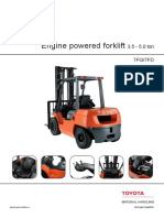 7 Series Engine Powered Forklift 3.5-5.0 Ton