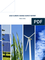 BMA 2020 Climate Change Survey Report