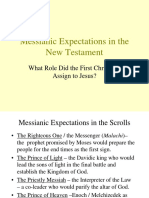 Messianic Expectations in The New Testament