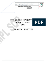 Standard Operating Procedure FOR Oil Gun Light-Up