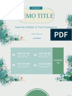 Fresh Summer PowerPoint Templates