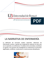 Narrativa de Enfermeria y Patrones Del Conocimiento