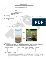 Experiment: 4 (A) Study of Physical Properties of Different Soils