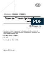 Reverse Transcriptase Assay, Colorimetric: y Version 14