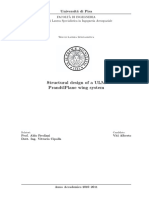 Structural Design of A Ulm Prandtlplane Wing System: Universit A Di Pisa